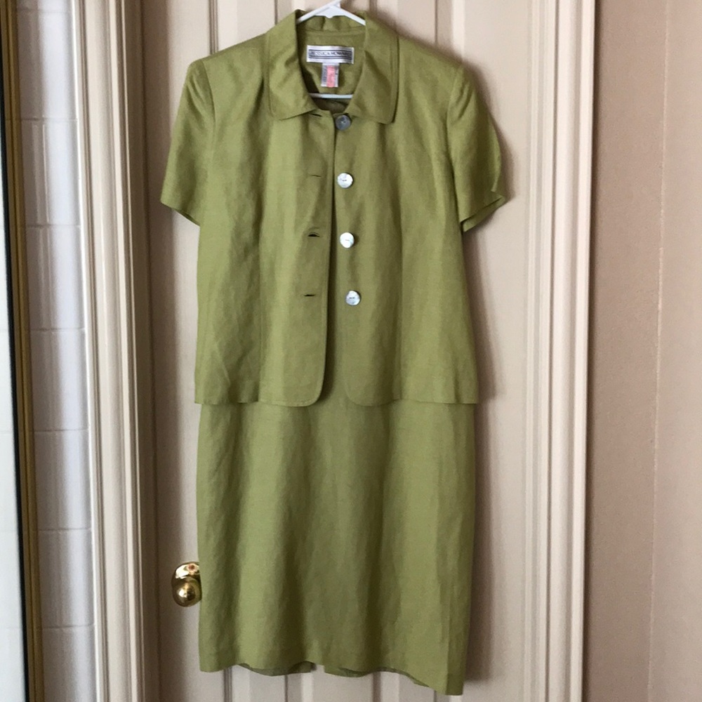 2 piece dress ensemble